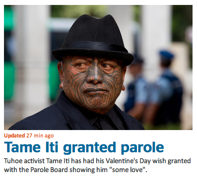 Tame Iti to be paroled