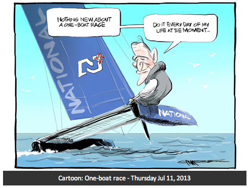 Emmerson Cartoon One-boat race