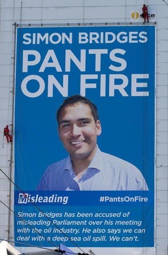 Simon Bridges Pants on Fire