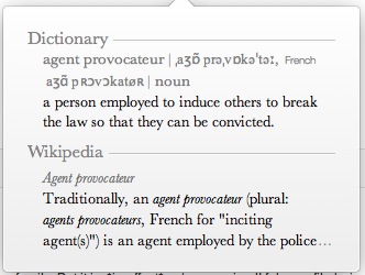 agent provacteur