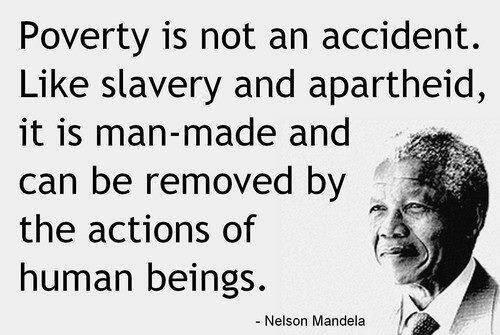 Mandela-poverty-manmade