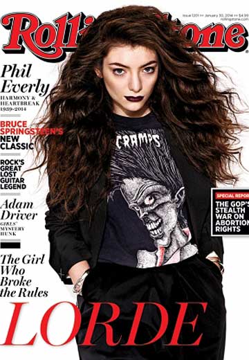 Click to read 'Lorde graces Rolling Stone cover' at stuff.co.nz